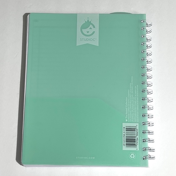 Carolina Pad College Ruled Notebook mint green 7x9 - Picture 2 of 6